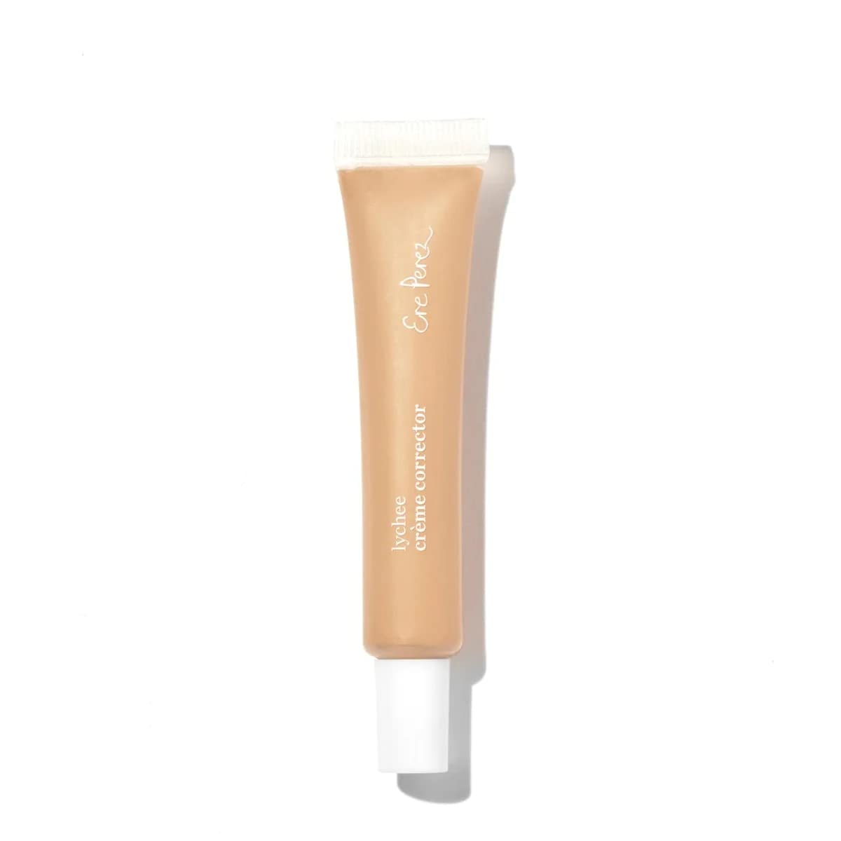 Ere Perez - Natural Lychee Crème Corrector | Vegan Cruelty-Free Clean Beauty (Cuatro – Soft Flax 0.33 oz | 10 ml)